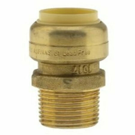 BOSHART Plumb Eeze Adapter, 1/2 in, CTS x MPT, Brass, 200 psi Pressure PENL-PFMA05